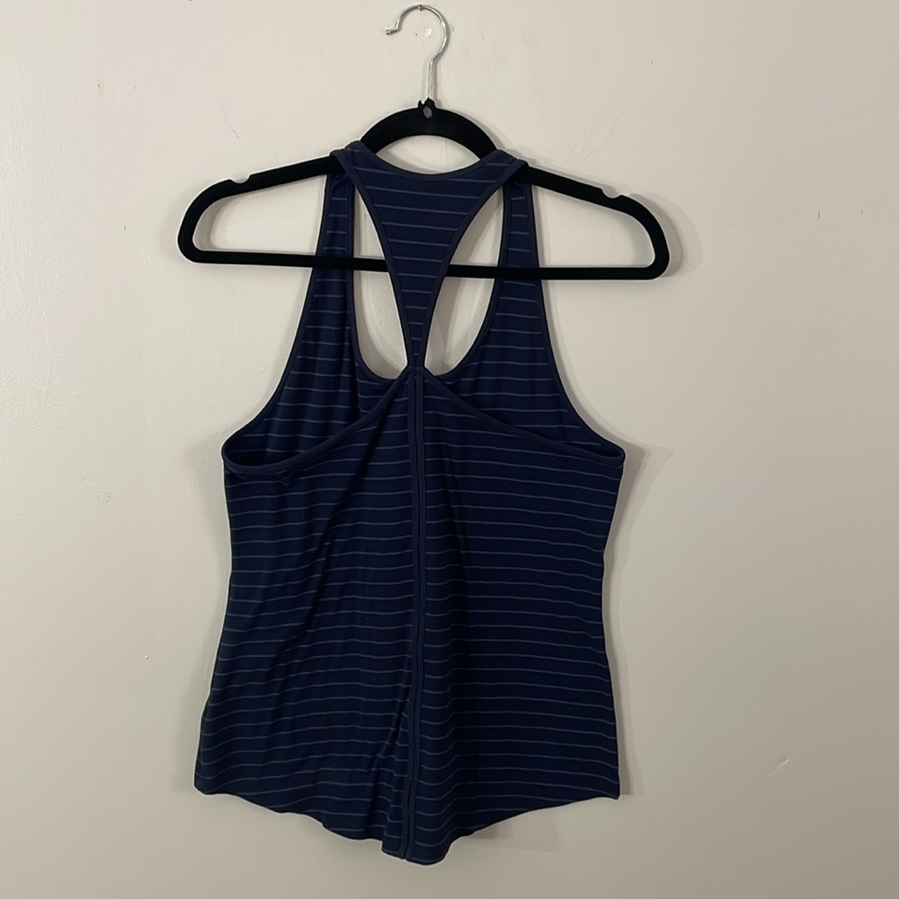 Athleta Racerback Striped Tank Top - Picture 3 of 4